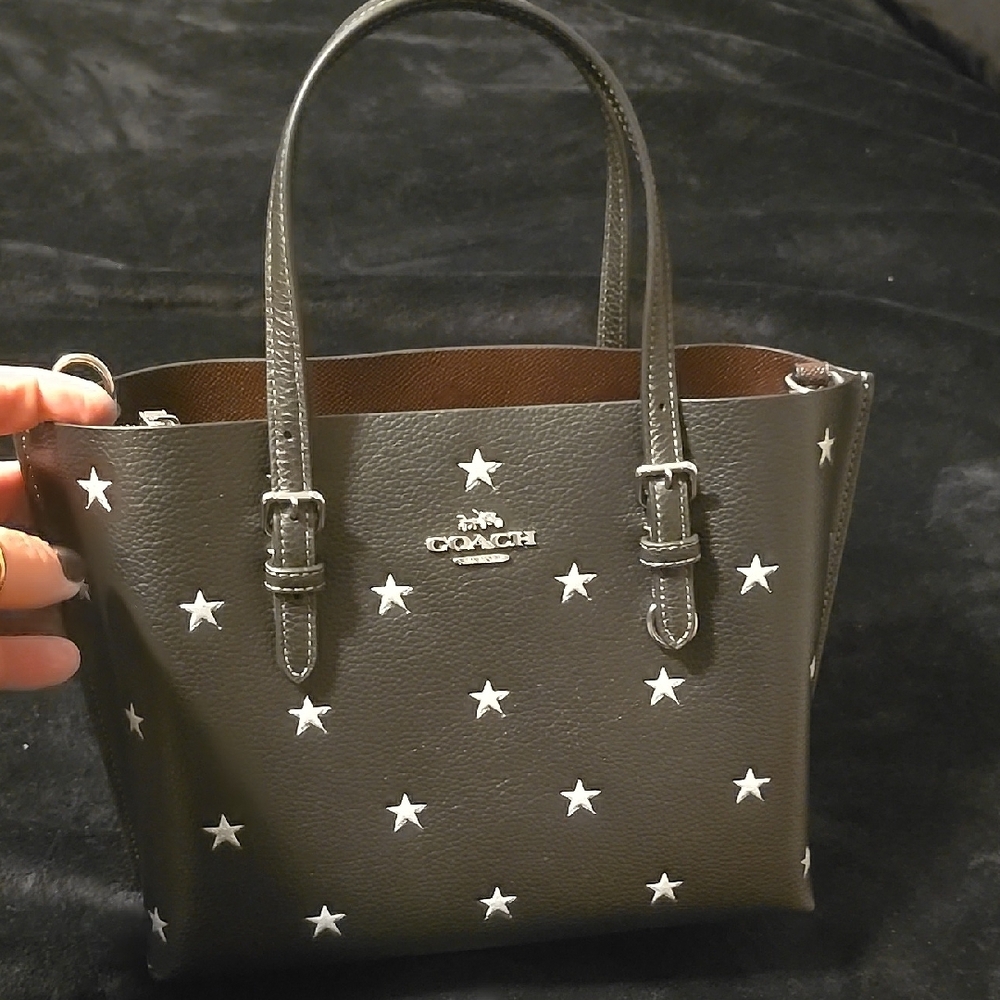 Coach Black Star-Patterned Women's Bag